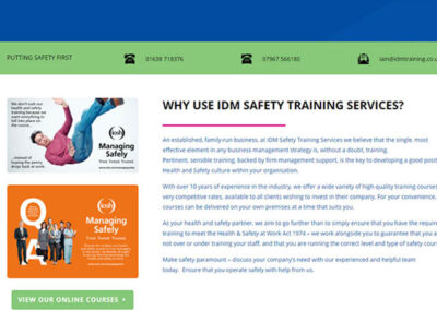 IDM Safety Training Services
